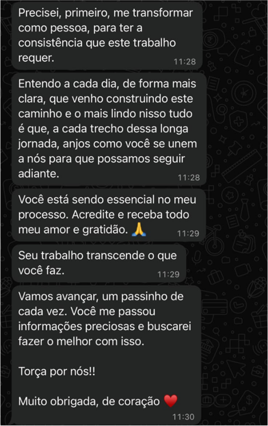 Opinião de participante